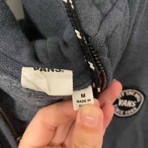 VANS hoodie zip up!